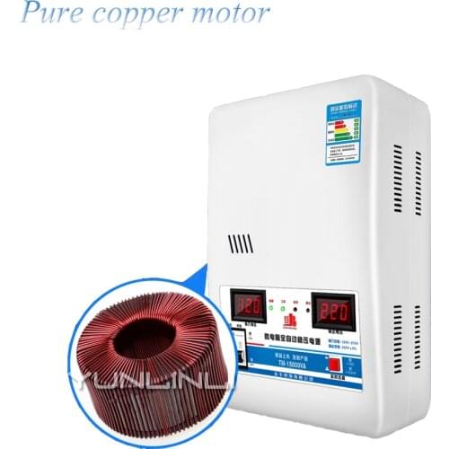 Voltage Stability Regulator AC 120V to 270V Household Air Conditioner PC Automatic Stabilized Power Supply Tool TM-15000VA