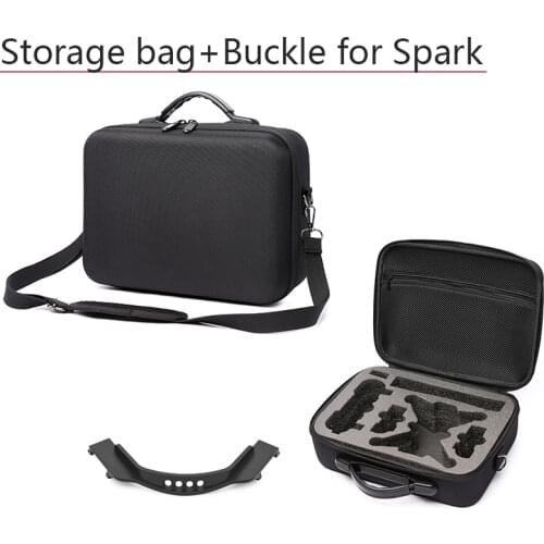 Handbag Shoulder Carrying Case Protective Box Storage Bag Anti-separation Battery Buckle Holder for DJI Spark Drone Accessories