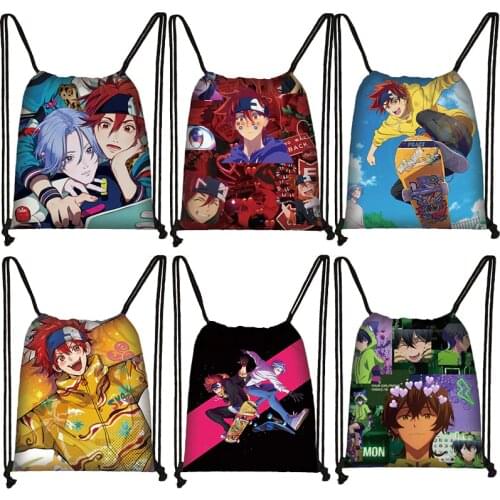 Japanese Anime SK8 The Infinity Drawstring Bag Teenagers Backpack Student Storage Bag Fashion Handbags Children Shopping Bag