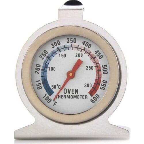 Cooking Food Meat Dial Stainless Steel Oven Thermometer Temperature Gauge Kitchen Oven Thermometer Measures Home Cook Supplies