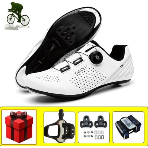 Cycling Sneakers Road Add Pedals Triathlon Breathable Self-locking Zapatos Ciclismo Racing Bicycle Shoes Outdoor Bke Footwear