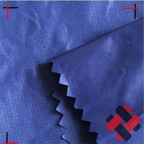 0.1 nylon small square 20d ultra-thin denim Plaid down jacket fabric