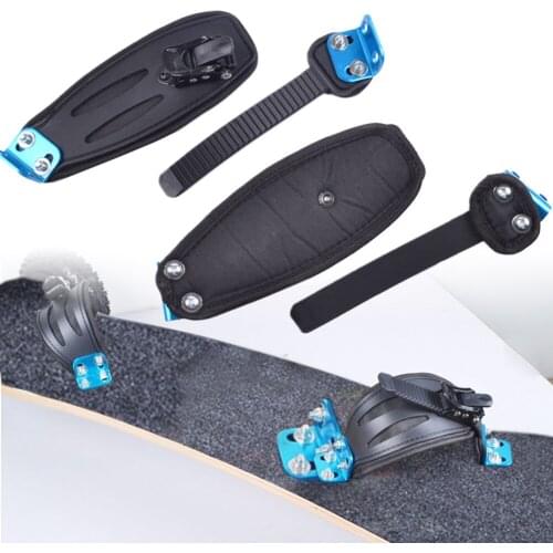 1 Pair Electric Skateboard Strap Holder Buckle Foot Straps Black Nylon Non-slip Bandage Belt Off Road Hoverboard Accessories