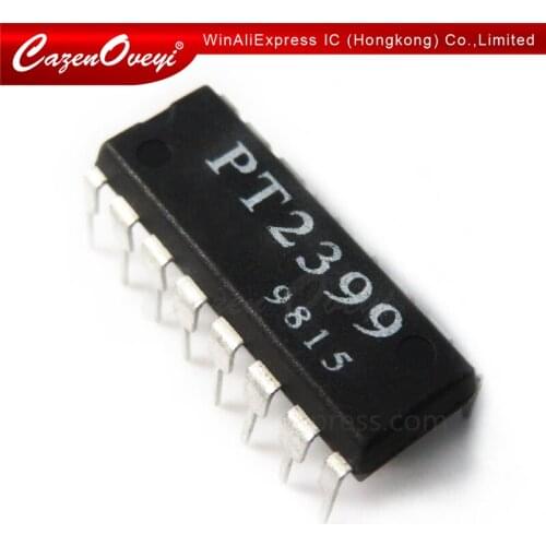 10pcs/lot PT2399 2399 DIP-16 In Stock