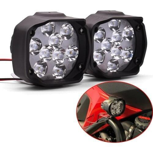 12V Motorcycle Lamp Driving Headlight Fog Light Auxiliary Light For Benelli BN300 BN302 BN600 BN TNT 300 600 GROM MSX 125 PCX150