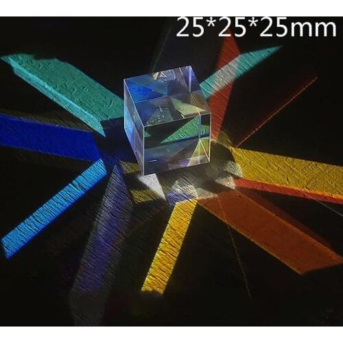 25* 25*25mm Cubic Prism of Light Universal Magic Cube Large Hanging Girl Girls for Childrens Popular Science