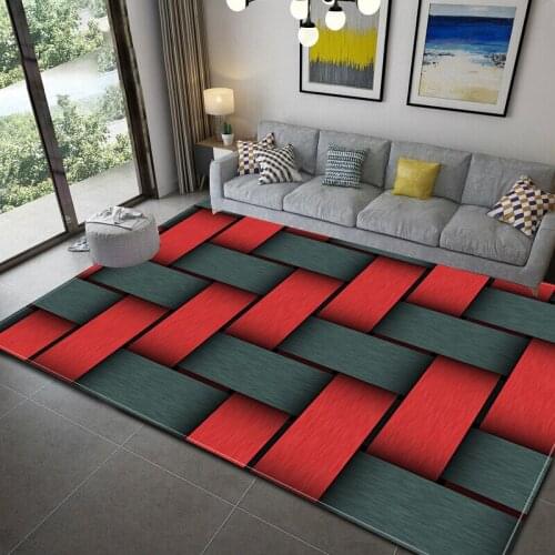 3D Carpet Colorful geometric abstract living room bedroom rug children soft parlor hallway Decorative Antislip Girls Room Mat