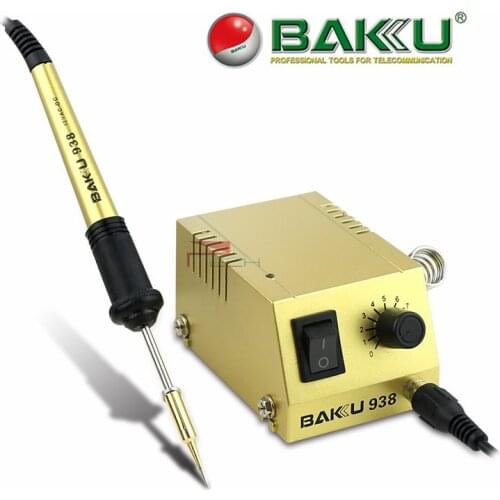 BAKU BK-938 Mini 220V/110V Fast Heating Soldering Iron Station Equipment Welding Machine Repair For Phone SMD SMT DIP