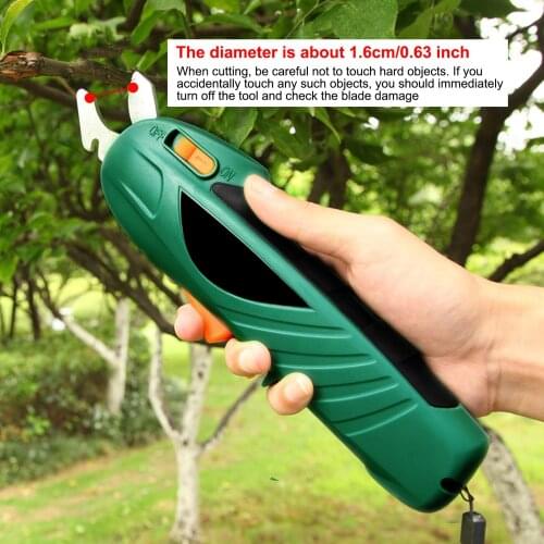 Electric Pruning Scissors Pruning Shear Battery Tree Branches Cutter Efficient Garden Landscaping Electric Pruning Scissors