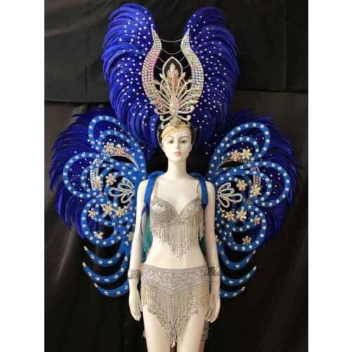 Lo spettacolo di danza copricapo di piume di accessori di abbigliamento La FESTA La Maschera IL Festival