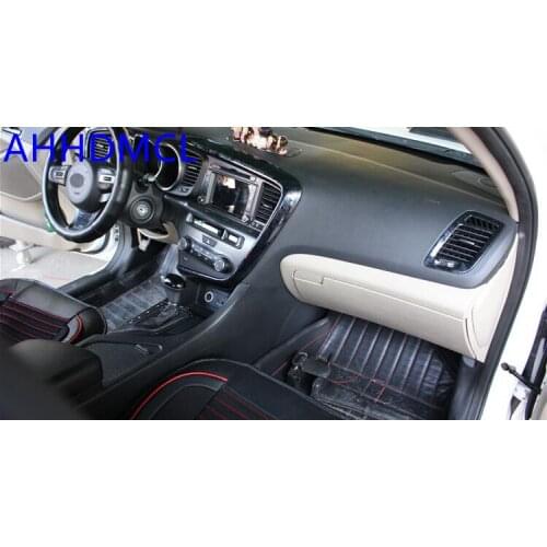 Car Interior Sequins Mouldings Modification Decorative Trim Frame Black Mahogany For Kia K5 2010 2011 2012 2013