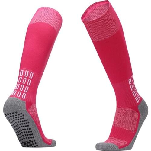 New Men Women Soccer Football Socks Mens Sports Volleyball Rugby Stockings Knee-high Silica Gel Non-slip Long Breathable Socks