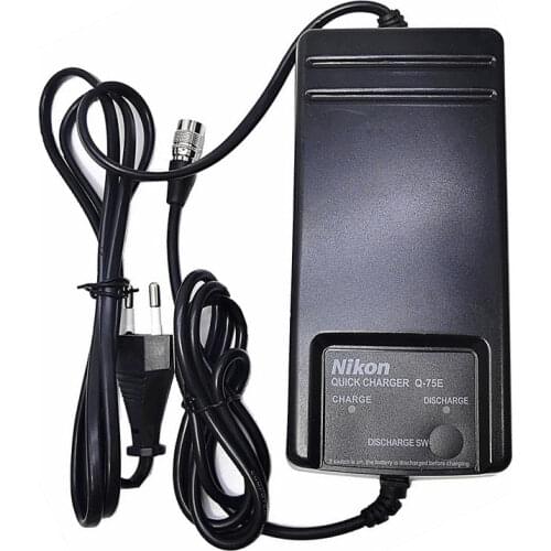 New Nikon Q75E Charger Q-75E For Nikon BC-65 /BC-80 Battery Total Stations 4-PIN