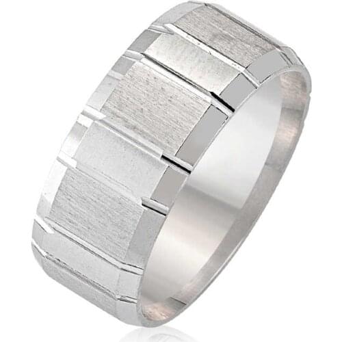 Original silver , Striped - Wedding ring, Classic Wedding rings Types
