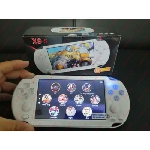 5.1 Inch 8GB Handheld Portable Retro X9S Game Console Player Built-In 10000 Games vs x12 x7 821 kids gift
