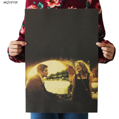 Movie Before Sunset Kraft Paper Poster Home Room Wall Decoration Painting 50.5x35cm