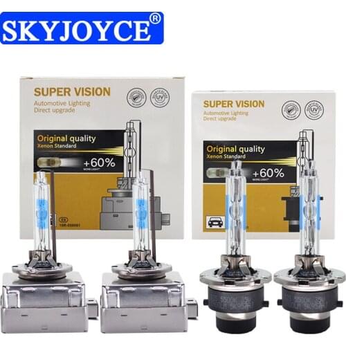 SKYJOYCE 2PCS 35W D1S D2S D3S D4S Car Headlight Bulb 5500K High Bright Car Headlight Replacement Bulb D1 D2 D3 D4 HID Xenon Lamp