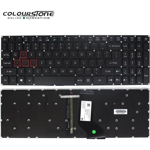 US Laptop Keyboard For Acer Aspire VX5-591G-54PG VX5-591G-7061 VX5-591G-70ME English Keyboard US With Backlit Without Frame