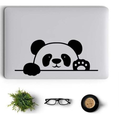 Cute Panda Vinyl Laptop Sticker for Macbook Pro 16" Air Retina 11 12 13 15 Inch Mac Book Skin Accesorios Ideapad Notebook Decal