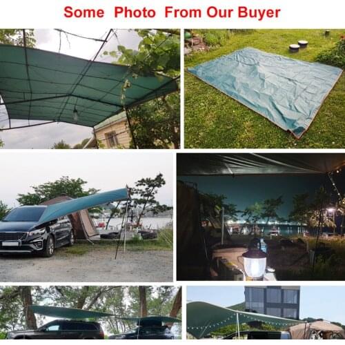Awning Waterproof Tarp Tent Shade Ultralight Garden Canopy Sunshade Outdoor Camping Hammock Rain Fly Beach Sun Shelter