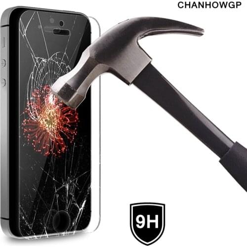 Premium Tempered Glass Cover For iPhone X XS Max XR 10 8 7 6 plus 6S Plus 5 5S 5C SE 4 4S Screen Protector on iphone6s 6 7 Case