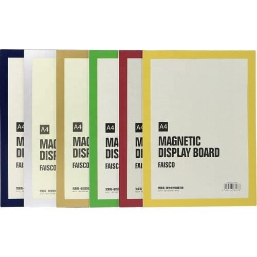 210*297mm Blueyellow Green Magnetic File Folder Photo Refrigerator Wall Mount Picture Poster Holder Display Sign Frame A4