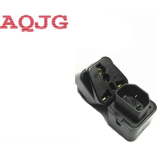 1 to 2 IEC 320 C14 Male to C13 Female Power Adapter PDU/UPS C13 Universal Female AU/US/UK/EU special conversion plug AQJG