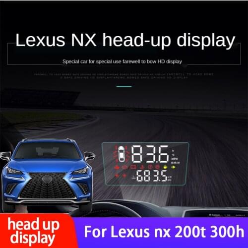Car Head Up Display HUD For Lexus NX NX200 NX300h 2018 2019 2020 Electronic Accessories Safe Driving Screen Alarm System