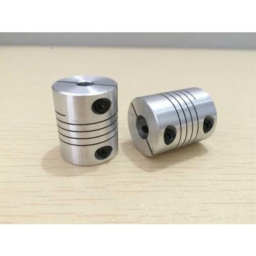 BR 5mm to 12mm OD25 L30 Clamp Coupling Flexible Coupler CNC Stepper Motor Connector Different Sizes