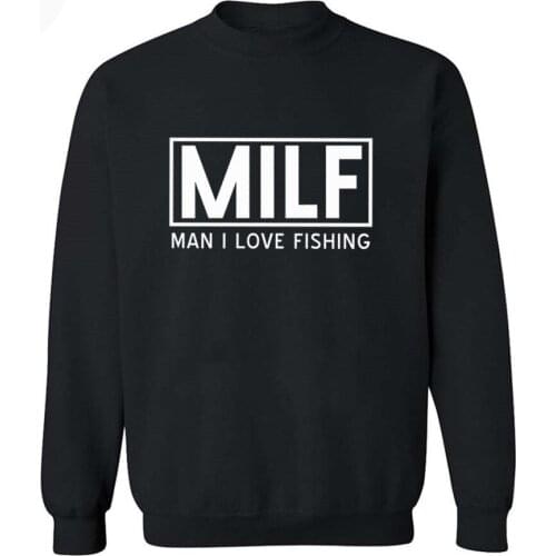 Women Mens Milf Man I Love Fishing Sea Loves Fishes Rod Vacation Journey Coupes Hoodies Sweatshirt Hooded Mantle Tops Plus Size