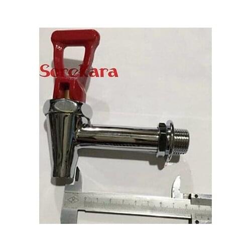 Chrome Brass Coffee maker Faucet Spigot Valve Tap Replacement 1/2" BSP Male Threaded Extension Tube