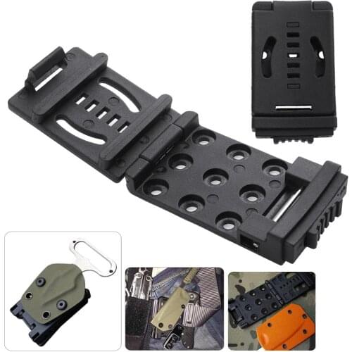 K-Sheath Waist Clip Back Clamp Belt Outdoor Hunt Camp Knife Scabbard Kit Camp Hike Outdoor Kydex Waist Clip Tool Accessories