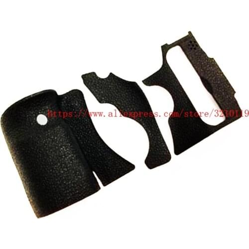 A Set of 3PCS New original Bady rubber (Grip+left side+thumb) repair parts For Canon EOS 60D DS126281 SLR with Adhesive