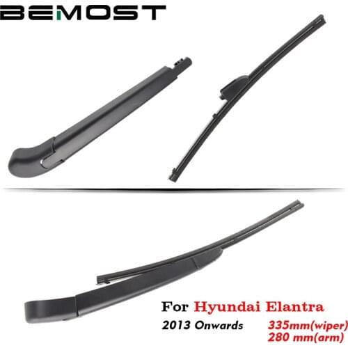 BEMOST Car Rear Windshield Wiper Arm Blades Brushes For Hyundai Elantra 2013 Onwards Back Windscreen Auto Styling Accessories