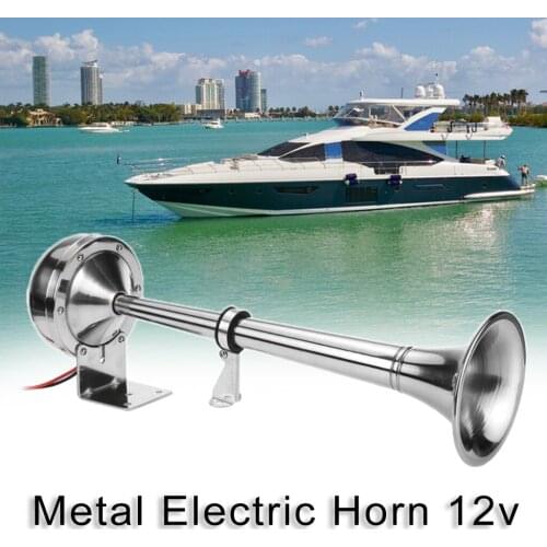 Super Loud Single Trumpet Air Horn 125db for Truck Boat SUV Train