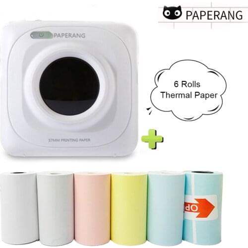 PAPERANG Mini Thermal Bluetooth Printer Portable Photo Pictures Printer for Mobile Phone Android iOS Impresoras Fotos Gift
