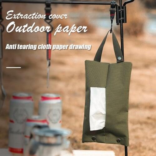Outdoor Camping Picnic Tissue Cover Holder Bathroom Home Kitchen Toilet Paper Hanging Bags