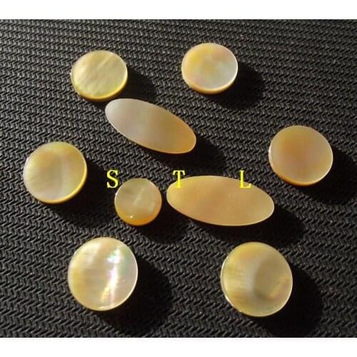 Yunyuesheng Saxophone real mother of pearl key buttons inlays