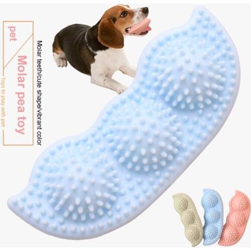 2021 New Pet Dog Toothbrush Stick Pet Chew Toys Dogs Teeth Brushing Cleaning Massage Nontoxic Natural Rubber Dental Care Sticker