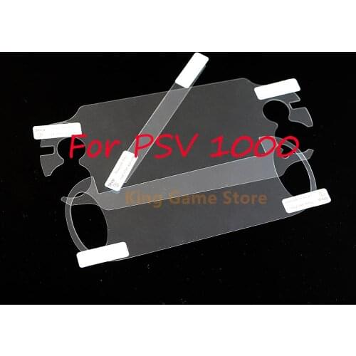 2sets/lot Protector Screen LCD Film Front back cover film with cleaning cloth for PSVita1000 PSV 1000 PSVITA PSV1000