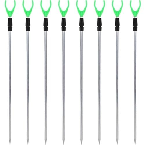 8PCS Adjustable Metal Fishing Rod Holder Fixed Frame Fishing Rod Bracket Fishing Supplies
