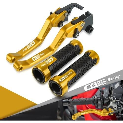 Motorcycle CNC aluminum Short Brake Clutch Levers handlebar handle Bar For Honda CB 600F CB600F HORNET CB600 F HORNET 1998-2006