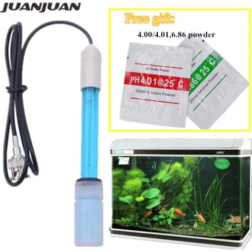 PH-201 PH Electrode Probe BNC Connector for Aquarium PH Controller Meter Sensor gib digital ph sensor electrode 40%Off
