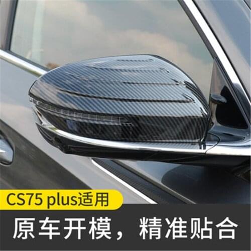 For Changan CS75plus 2020 Car-styling Car Stickers Overlay ABS Rearview mirror cover Trim/Rearview mirror Decoration