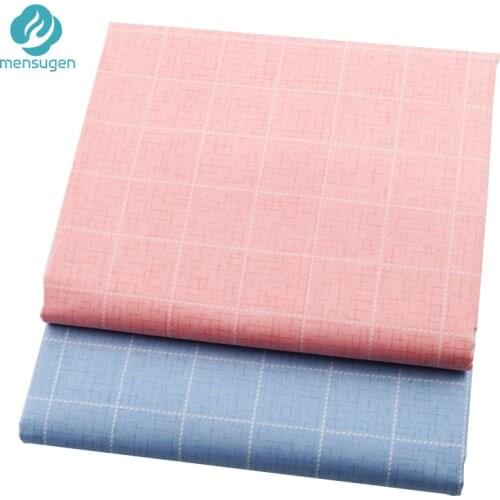 Half Meter Start Lattice Cotton Fabrics for Baby Crib Bumper Cushions Dresses Bedding Sheet DIY Patchwork Sewing Fabrics