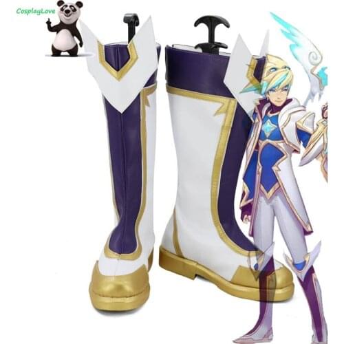 Game LOL Cosplay Star Guardian 2018 The Prodigal Explorer Ezreal Cosplay Shoes Boots CosplayLove For Halloween Christmas