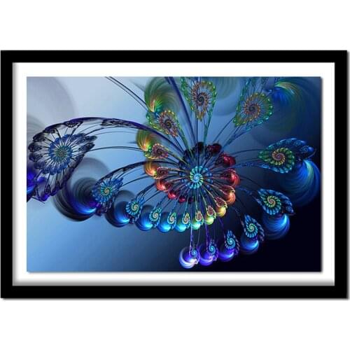 Kai Ping Mei Park Diamond Embroidery Abstract phoenix 5D Diamond Painting Cross Stitch 3D Diamond Mural YC265