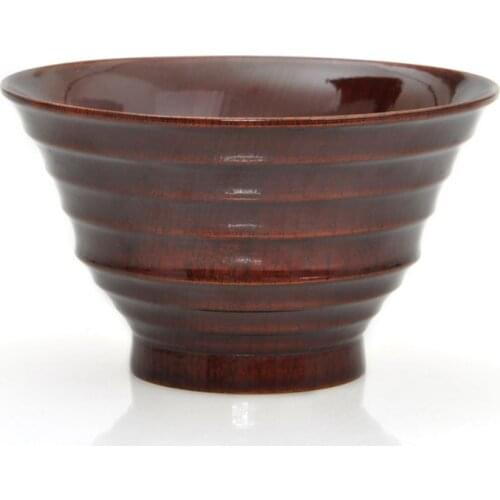 Chinese/asian/European ripple style whole wood Handmade turtle bowl Rice/Noodles/Sushi/Food/Sugar/Soup wood bowl 12*7cm