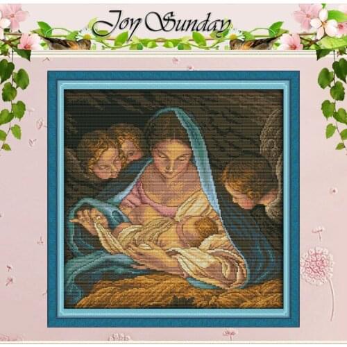 Madonna and Children (17) Patterns Counted Cross Stitch 11 14CT Cross Stitch Set Chinese Cross-stitch Kit Embroidery Needlework