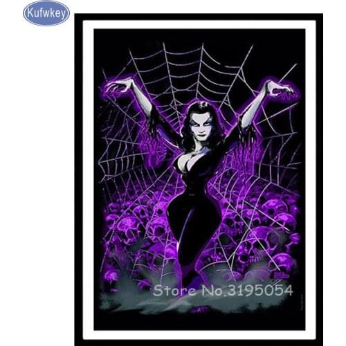 New Full Diamond Rhinestones Painting Home Decor Pattern Diamond Embroidery spider woman diy 5d diamond painting